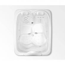 Aquatic AC003277-C-AWM-WH - Millennium 7 Drop-in Bathtub
