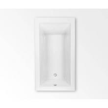 Aquatic AC003322-UNI-AIS-WH - Soco 7242 Drop-in Bathtub