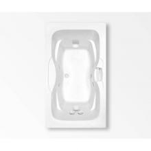 Aquatic AC003204-FC-WPE-WH - Clearwater Drop-in Bathtub