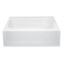 Aquatic AC003074-L-TO-WH - 6036HM AFR Alcove Bathtub