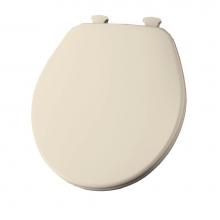 Church 7F540EC 346 - Church Round Enameled Wood Toilet Seat in Biscuit with Easy Clean® Hinge