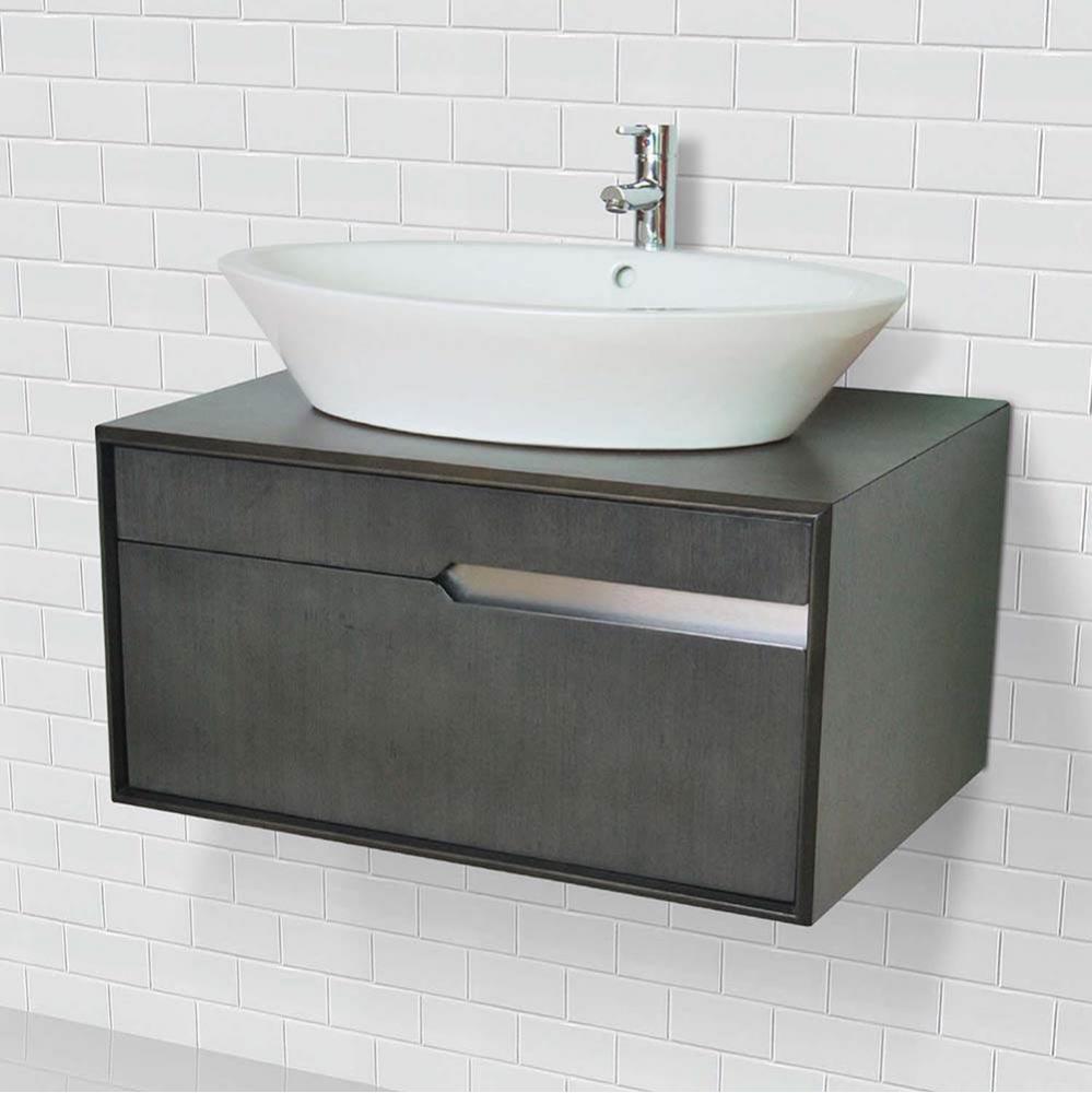 Wallmount Vanity With Above Counter Lavatory