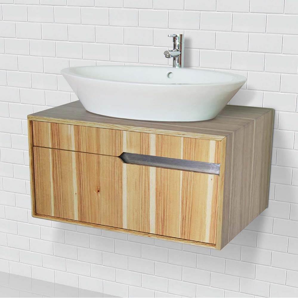 Wallmount Vanity With Above Counter Lavatory