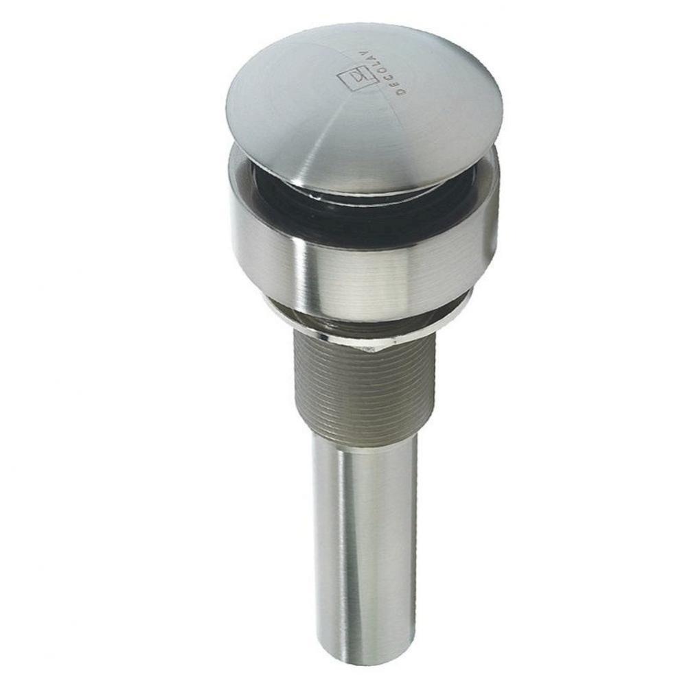 Satin Nickel Drain with Removable Mounting System