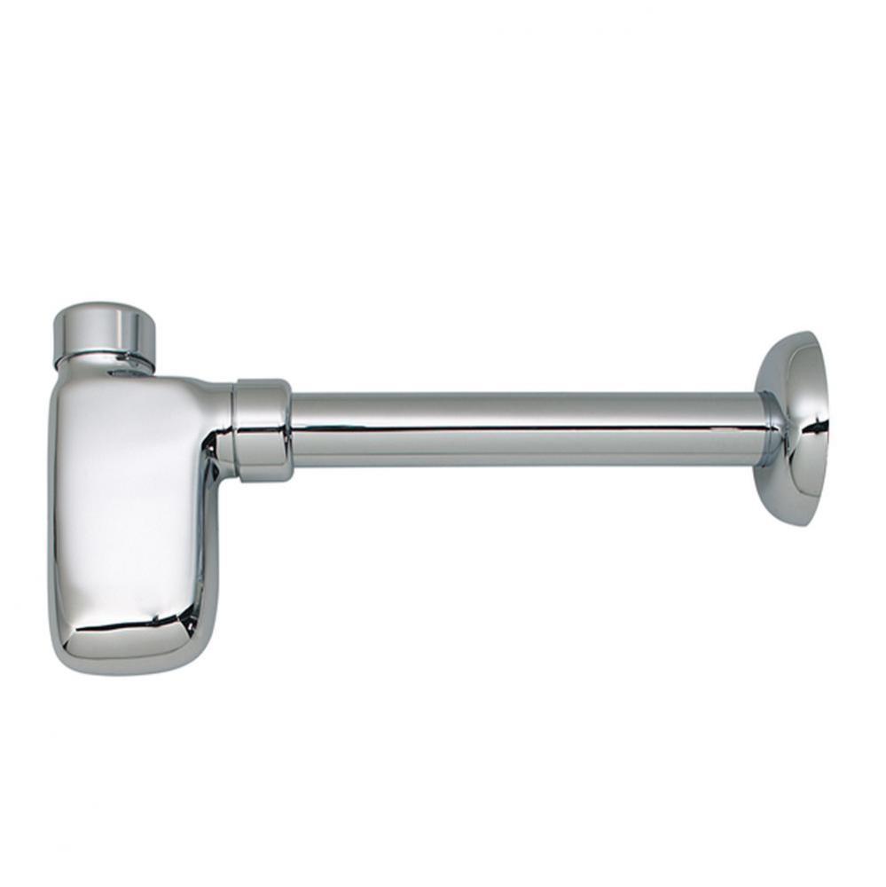 Chrome Polished Decorative Bottle Trap with 13'' Tailpipe Length
