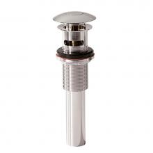 Decolav 9297-PN - Polished Nickel Push Button Closing Umbrella Drain with Overflow