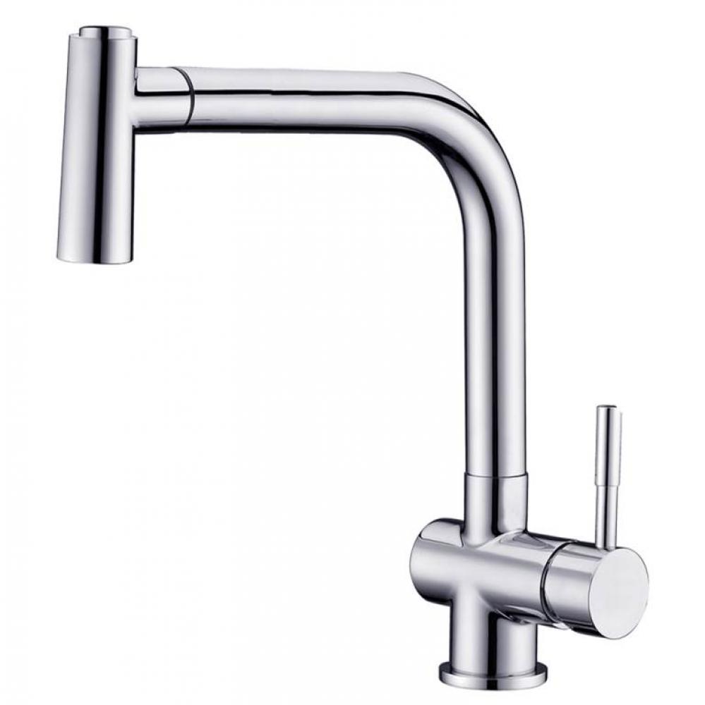Dawn® Single-lever pull-out spray sink mixer, Chrome