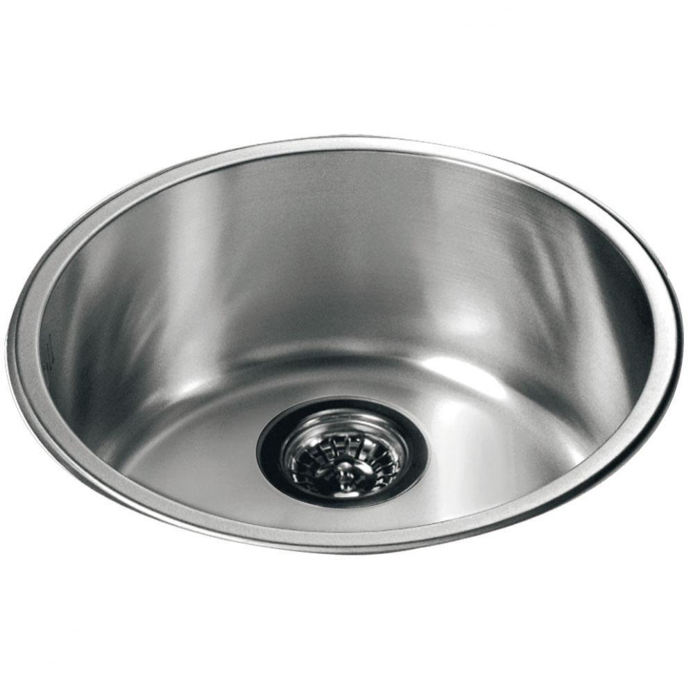 Dawn® Top Mount Round Single Bowl Bar Sink