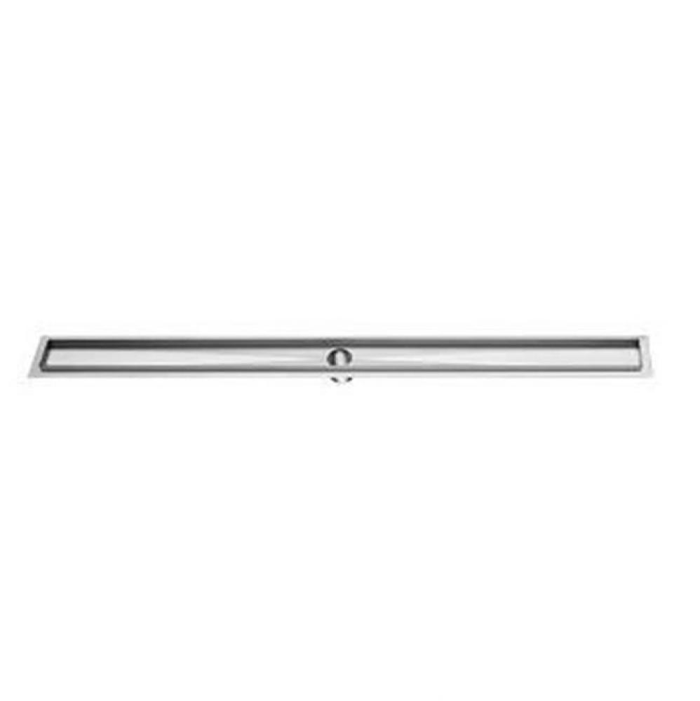 Shower Linear Drain Channel for Hot Mop, Size: 48-5/8''L x 4-5/8''W x 3-3/8&ap