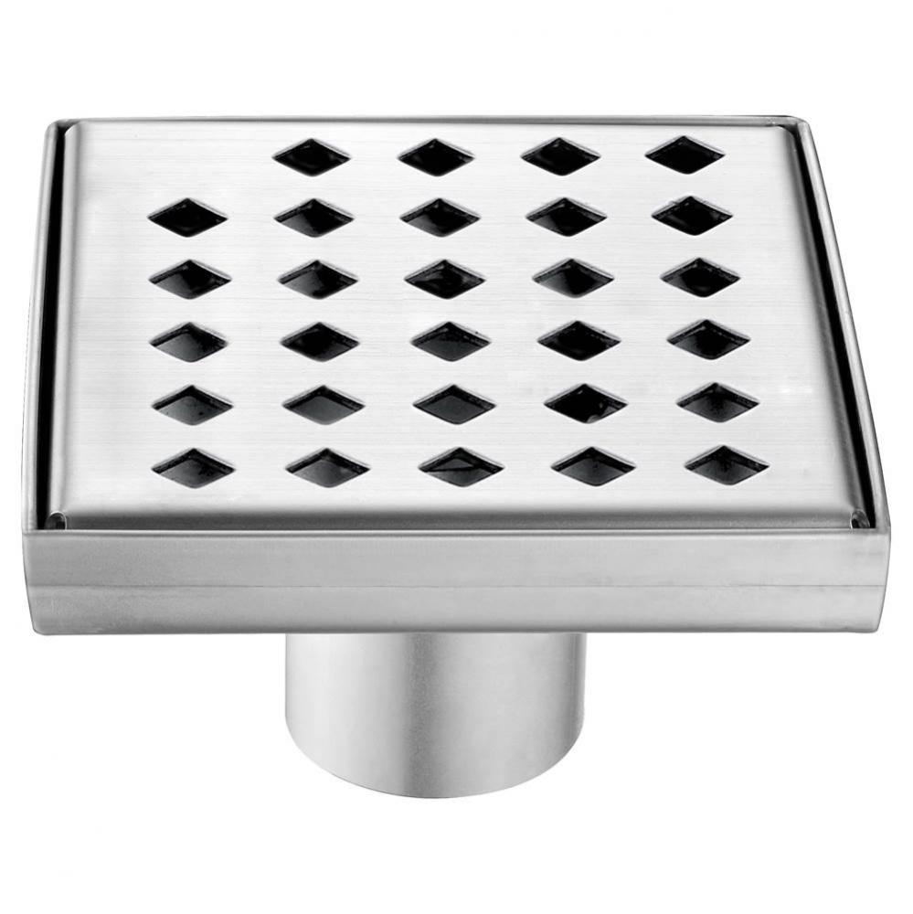 Dawn® Mississippi River Series - Square Shower Drain 5''L