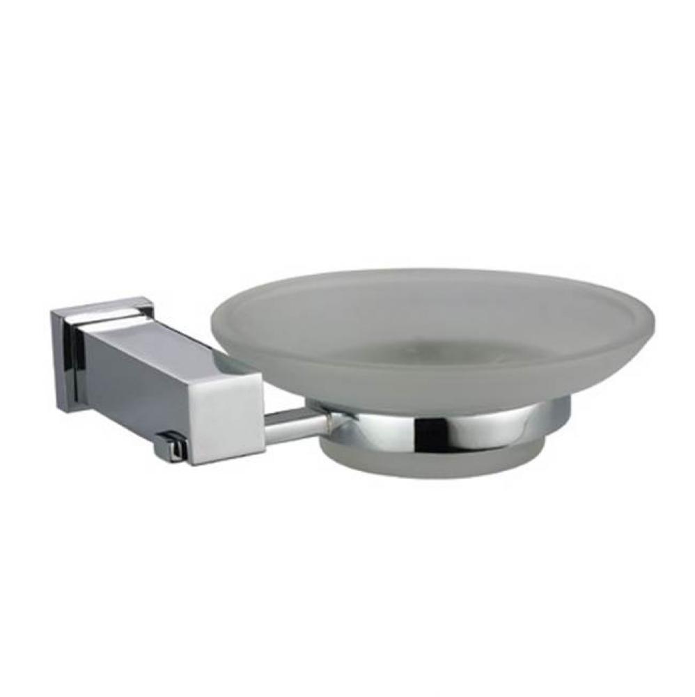 Dawn® Glass Soap Dish with Square Series Holder