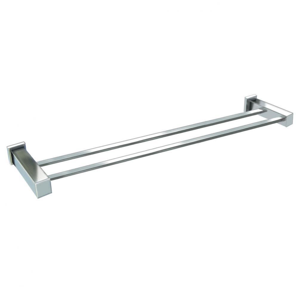 Dawn® Square Series 24'' Double Rail Towel Bar