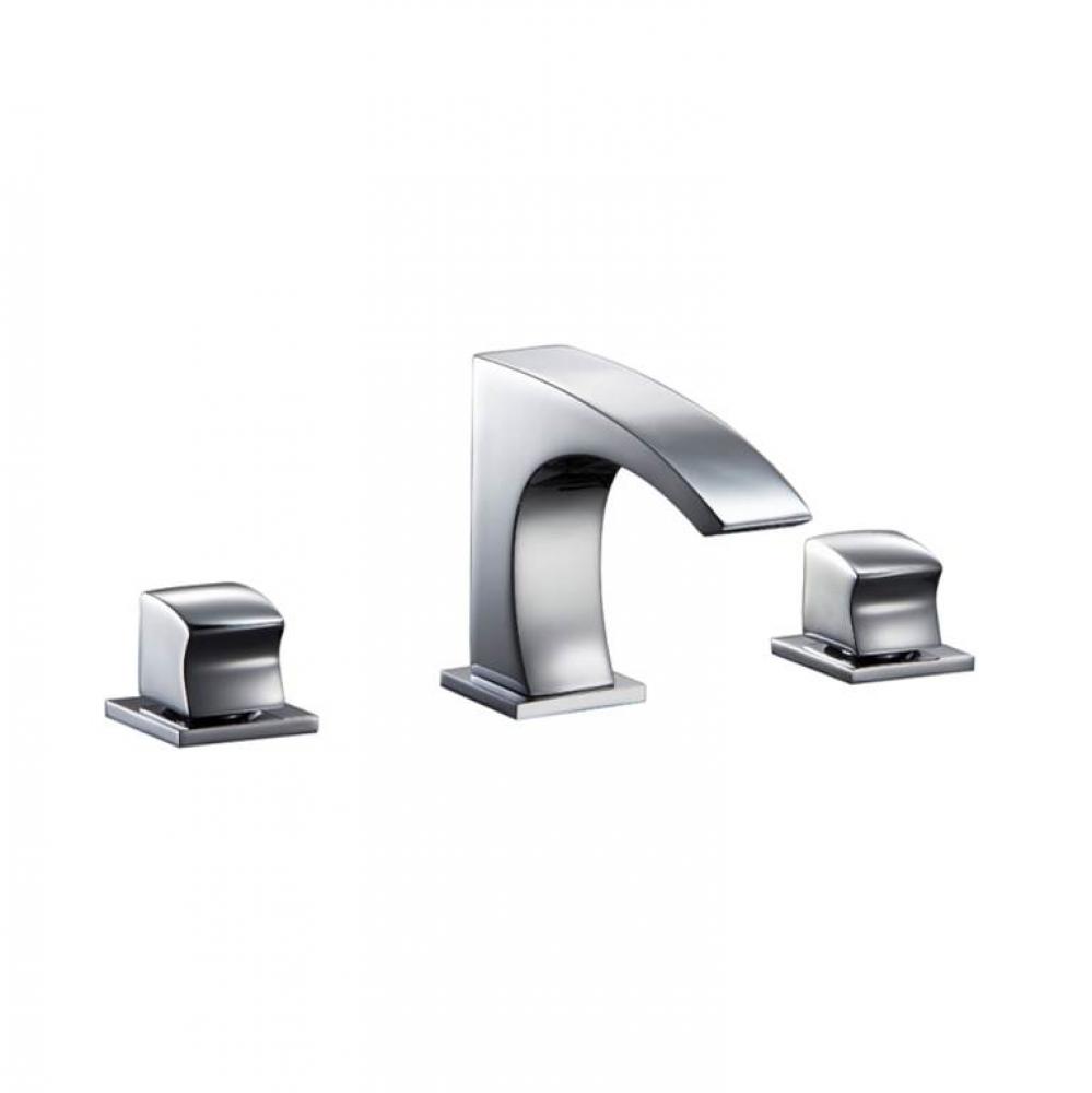 Dawn® 3-hole, 2-square handle widespread lavatory faucet, Chrome
