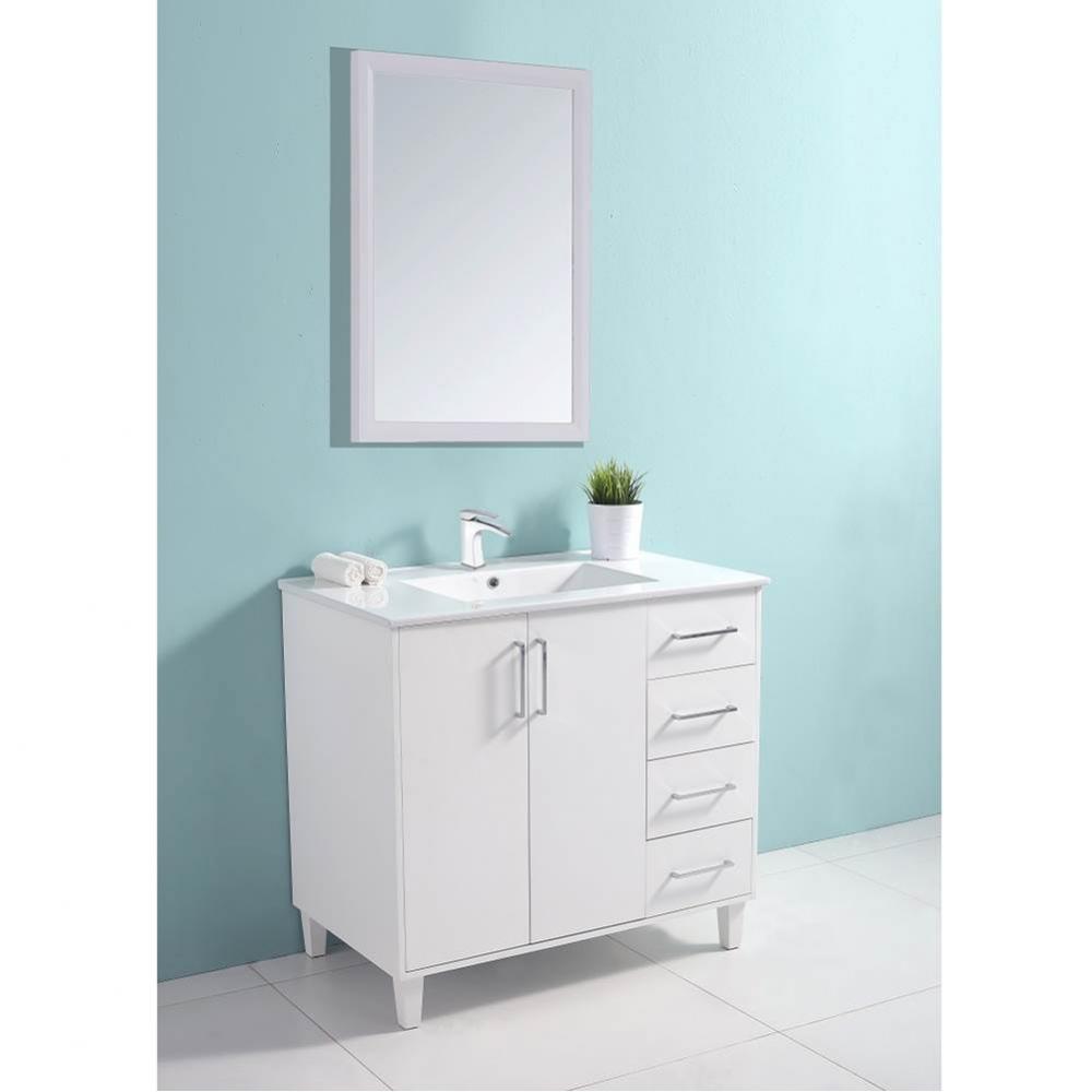 Bella 36'' Cabinet,White