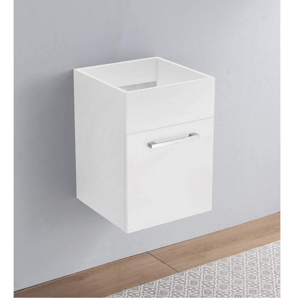 Quin Series Cabinet, Pure White Finish, Size: 15-15/16'' L x 16-1/8''W x 22-7/