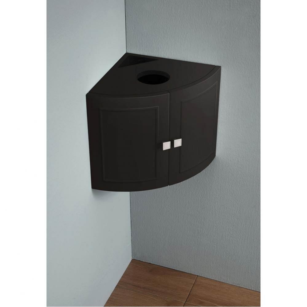 Suri Series Cabinet, Black Finish: 17-1/4''L x 12-3/16''W