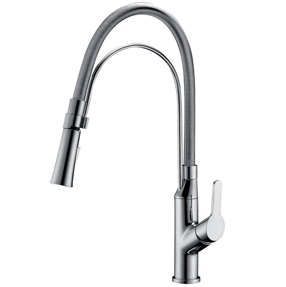 Sinlgle-lever kitchen pull out faucet, Chrome