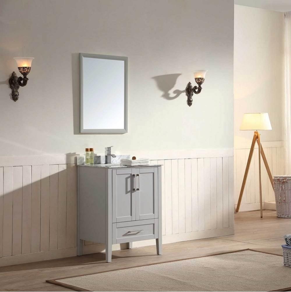 Dawn® Ross Series White Carrera Marble Backsplash