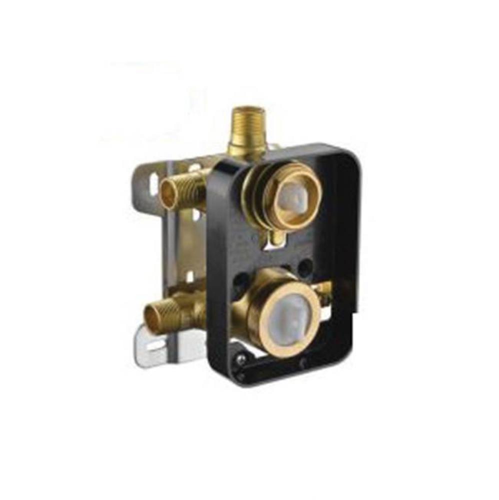 3-Way Pressure-Balancing Rough-in Diverter Valve