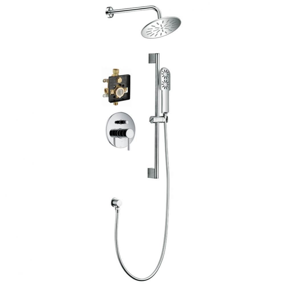 Hot Springs Shower Set, Chrome