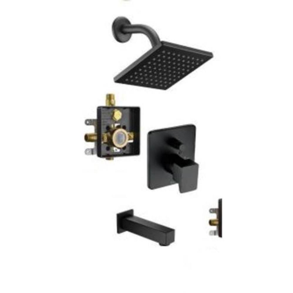 Mount Rainer Shower Set, Chrome