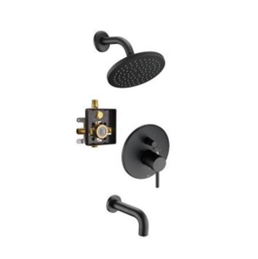 Theodore Roosevelt Shower Set, Chrome