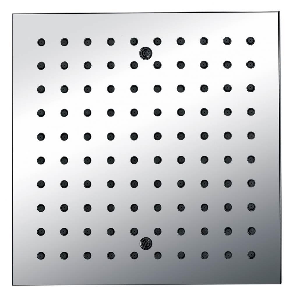 10'' x 10'' Square Rainhead, Chrome