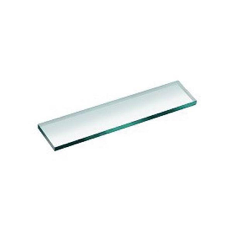 Glass Shelf for Niche, size: 12-3/4'' x 3-1/8'' x 3/8''; Matte Black