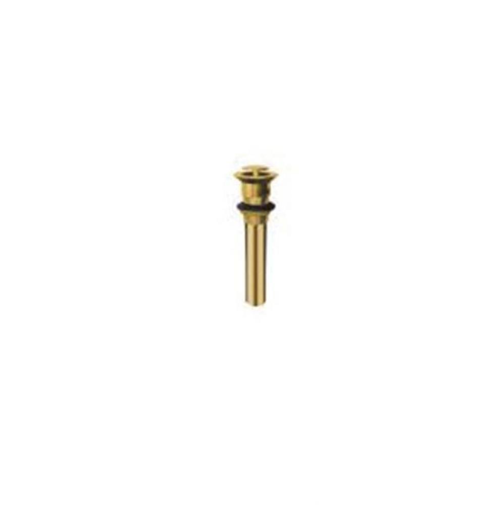 Pop-up drain for lavatory faucets, Matte Gold