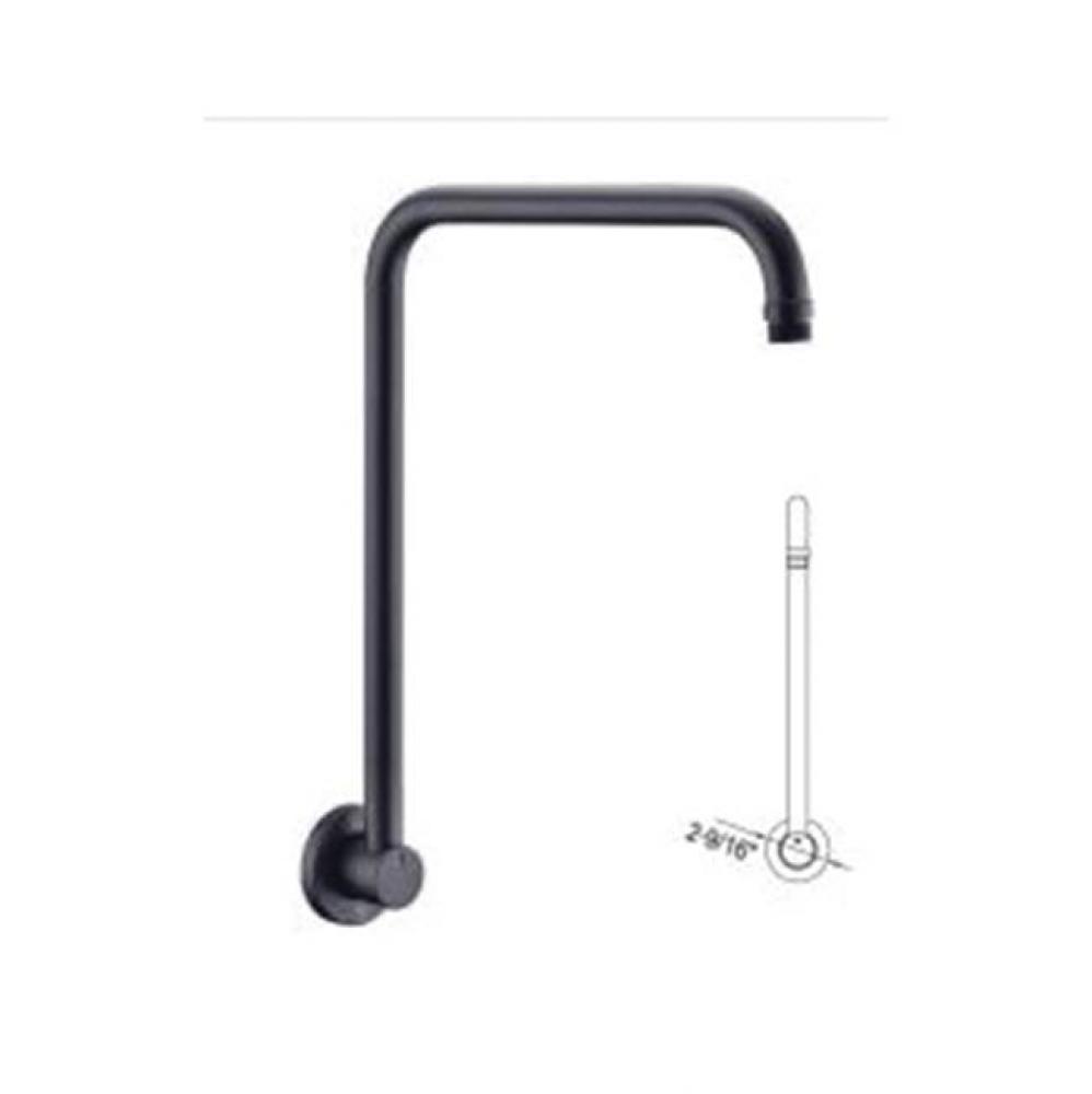 Shower Aram and Flange, 12'', Chrome