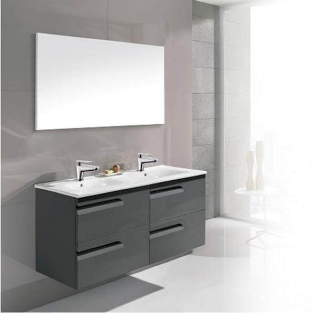 Dawn® Vitale Series Wall Mount Particle Board Cabint with Two Finger Pull Drawers