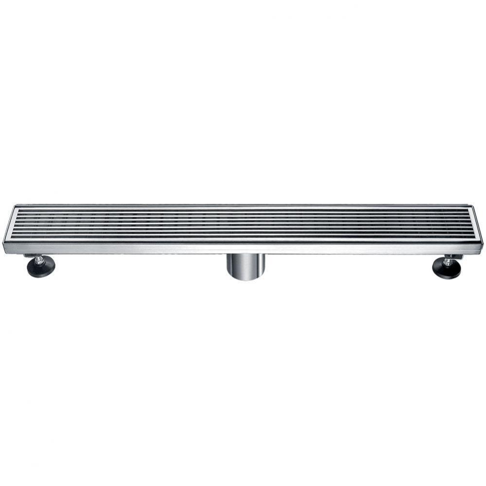 Dawn® Wheaton River Series - Linear Shower Drain 24''L