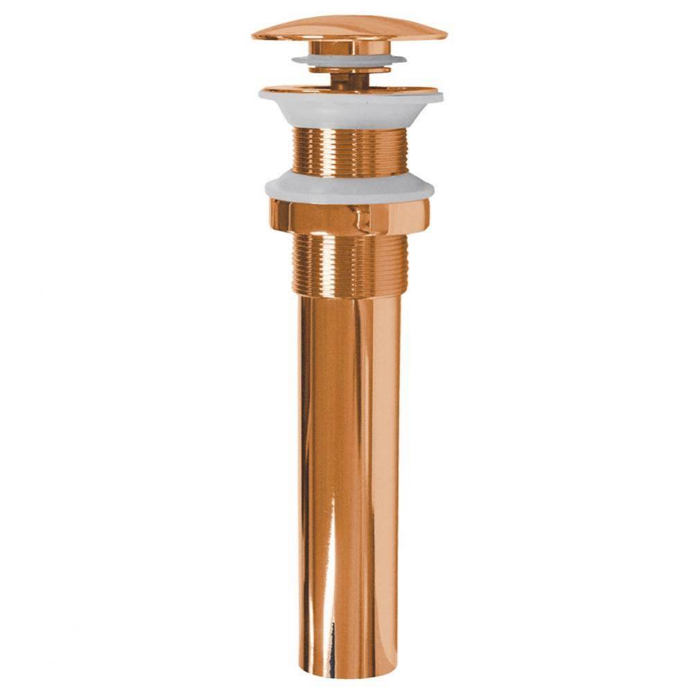 Vessel Sink Pop-Up Drain, Rose Gold