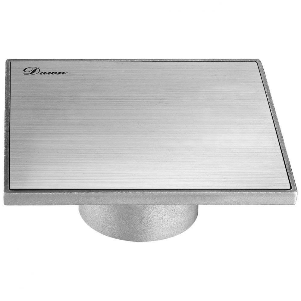 Dawn® Volga River Series - Square Shower Drain 5''L