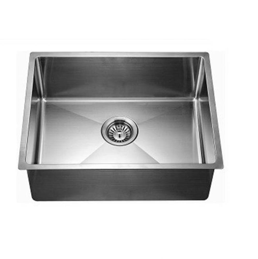 Undermount Extra Small Radius, 16G: 21-7/8'' x 17-3/16'' x 8-11/16''