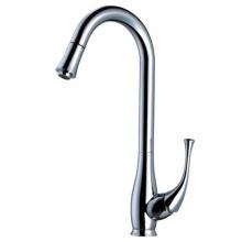 Dawn AB50 3084C - Dawn® Single-lever pull-out spray kitchen faucet, Chrome