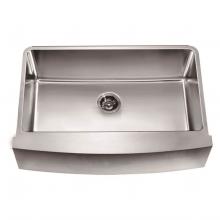 Dawn DAF3320C - Dawn® Undermount Single Bowl with Curved Apron Front Sink