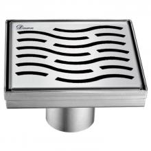 Dawn LHG050504 - Dawn® Heilongjia Series - Square Shower Drain 5''L
