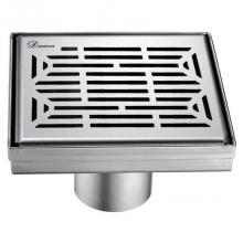 Dawn LIH050504 - Dawn® Irtysh River Series - Square Shower Drain 5''L