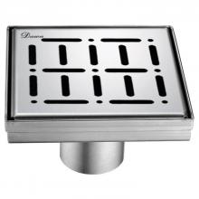 Dawn LLE050504 - Dawn® The Loire River In France Series - Square Shower Drain 5''L