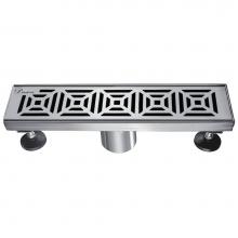 Dawn LME120304 - Dawn® Mamore River In Brazil  Series - Linear Shower Drain 12''L