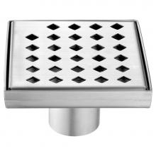 Dawn LMI050504 - Dawn® Mississippi River Series - Square Shower Drain 5''L