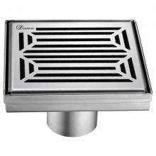Dawn LPA050504 - Dawn® Parana River In Argentina Series - Square Shower Drain 5''L