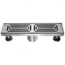 Dawn LPA120304 - Dawn® Parana River In Argentina Series - Linear Shower Drain 12''L