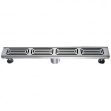 Dawn LPA240304 - Dawn® Parana River In Argentina Series - Linear Shower Drain 24''L