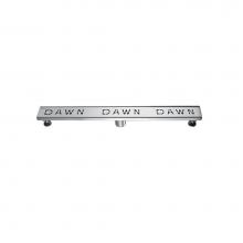 Dawn LDA320304 - Shower linear drain--14G, 304type stainless steel, polished, satin finish: 32''Lx3'
