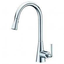 Dawn AB30 3788C - Dawn® Single-lever pull-down spray sink mixer, Chrome