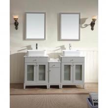Dawn AAJU-6004 - Dawn® Julie Series Light Grey Vanity set