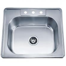 Dawn AST103 - Dawn® Top Mount Single Bowl Sink