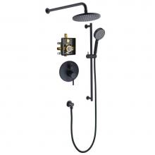 Dawn DSSLE06MB - Lake Tahole Shower Set, Matte Black